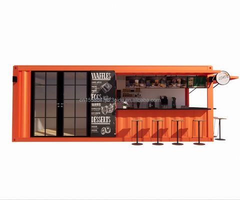 20ft Container Store Kiosk Контейнерные магазины на заказ для мобильных контейнеров