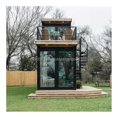Гостиница 20ft-40ft портативный деревянный контейнер Дом прочный морской грузовой контейнер Реконструкция с стандартом отеля