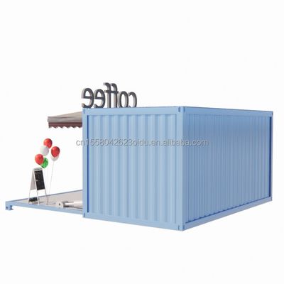 50/75/100 мм волна сэндвич панель стены роскошный 20ft складной контейнерный дом для кафе / контейнерный кафе / контейнерный бар
