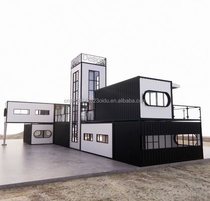 Оцинкованные стальные квадратные трубки Контейнерный магазин Контейнер для доставки Контейнер портативный магазин Контейнер 3D Модель дизайна