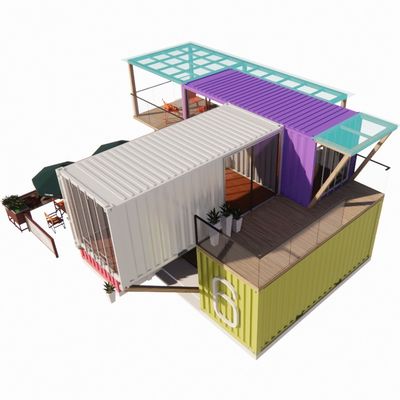Легкая сборка и демонтаж 20ft/40ft модульные сборные хранилища контейнеры для перевозки дома Бар с окнами из алюминиевого сплава