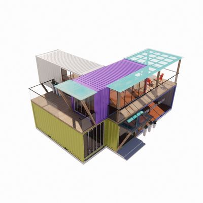 Легкая сборка и демонтаж 20ft/40ft модульные сборные хранилища контейнеры для перевозки дома Бар с окнами из алюминиевого сплава