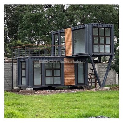 Алюминиевый сплав Окна 20ft40ft 2 спальные контейнер стеклянная дверь сборный жилой контейнер Дом Дом Студия для студии