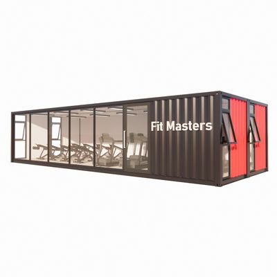 40ft Prefab Shipping Container Bar с 50/75/100 мм волновой сэндвич панель стен