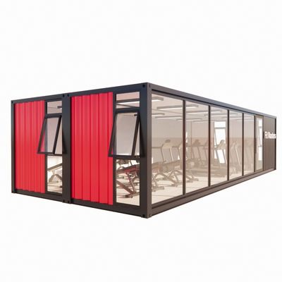 40ft Prefab Shipping Container Bar с 50/75/100 мм волновой сэндвич панель стен