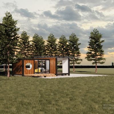 Современный дизайн роскошные стеклянные стены Контейнеры Дом StrayBirds Модульные дома Гостиница для курортов Вилла