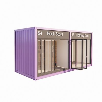 20ft Container Pop Up Coffee Shop Ресторан Мобильный контейнерный бар с современным дизайном и индивидуальным цветом