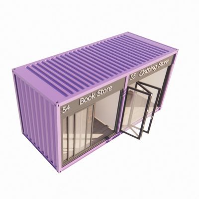 20ft Container Pop Up Coffee Shop Ресторан Мобильный контейнерный бар с современным дизайном и индивидуальным цветом