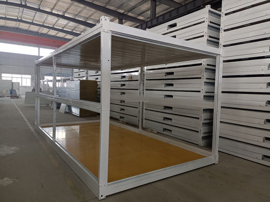 50/75/100 мм Wave Sandwich Panel 20ft Flat Packaging Quick Folder Container Trailer для ваших потребностей в B2B