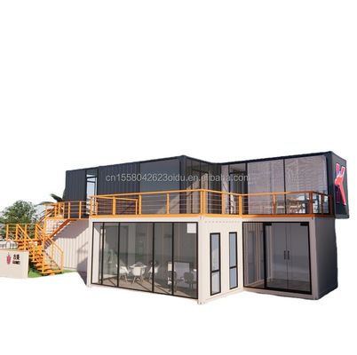 10ft Shipping Container Coffee Shop Steel Frame Container Shop Киоск с оцинкованной стальной изгибкой 180г Контейнерные дома