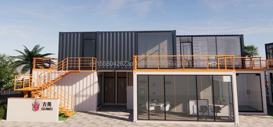 10ft Shipping Container Coffee Shop Steel Frame Container Shop Киоск с оцинкованной стальной изгибкой 180г Контейнерные дома