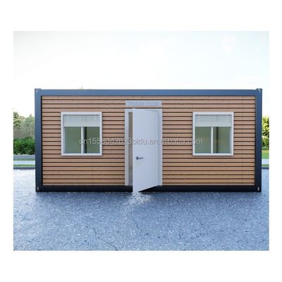 20ft сборный деревянный дом Стальная рама Маленький дом для леса Жилой контейнер Мобильные сборные дома Продажа