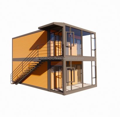 Гостиница 2 этаж Luxury Boxable Extendable Container House с индивидуальным цветом и индивидуальной настройкой