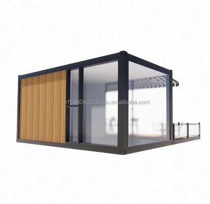 Магазин 20 футов Мобильный ресторан и бар 10 футов 20 футов Отгрузка Деревянный контейнер Кухня Оцинкованная стальная изгибная 180г Стальная рама