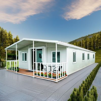 Современный 40Ft 20Ft Prefab Бабушка Квартира Быстрая Строительство 1 2 3 Спальня Расширяемый мобильный контейнер Дом Преfabрикованный Доставка портативный