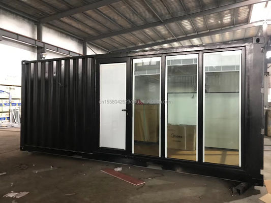 20ft портативный складной контейнер кабины дом с индивидуальным цветом и оцинкованной стальной квадратных труб