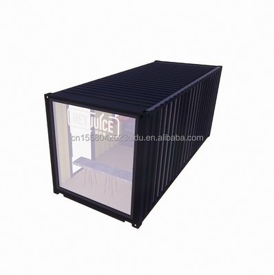 Контейнерная кофейная стойка Long Beach Extendable Container Bar с индивидуальным цветом и стенной панелью 50/75/100 мм
