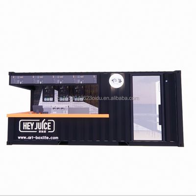 Контейнерная кофейная стойка Long Beach Extendable Container Bar с индивидуальным цветом и стенной панелью 50/75/100 мм