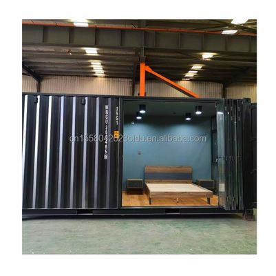 20ft портативный складной контейнер кабины дом с индивидуальным цветом и оцинкованной стальной квадратных труб