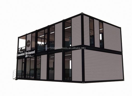Складной портативный съемный 20ft 40ft модульный жилой контейнерный дом с окнами из алюминиевого сплава для строительства