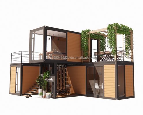 Складной портативный съемный 20ft 40ft модульный жилой контейнерный дом с окнами из алюминиевого сплава для строительства