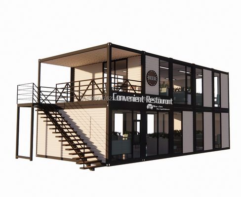 Складной портативный съемный 20ft 40ft модульный жилой контейнерный дом с окнами из алюминиевого сплава для строительства