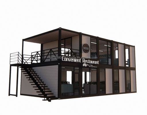 Складной портативный съемный 20ft 40ft модульный жилой контейнерный дом с окнами из алюминиевого сплава для строительства