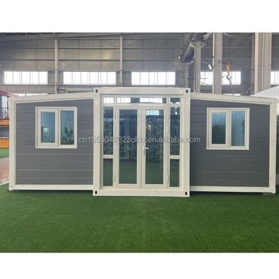 40ft 20ft Prefab Container House 3 спальни подвижной складной расширяемой стальной сэндвич панель на открытом воздухе