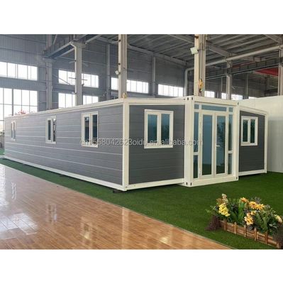 40ft 20ft Prefab Container House 3 спальни подвижной складной расширяемой стальной сэндвич панель на открытом воздухе