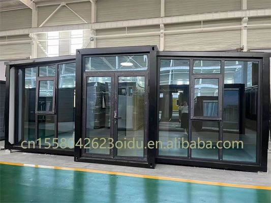 40ft 20ft Prefab Container House 3 спальни подвижной складной расширяемой стальной сэндвич панель на открытом воздухе