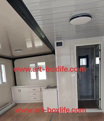 40ft 20ft Prefab Container House 3 спальни подвижной складной расширяемой стальной сэндвич панель на открытом воздухе