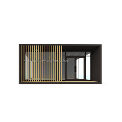 20ft Deluxe Prefabricated Room Prefabricated Container Villa с стеной 50/75/100 мм волновой сэндвич панель