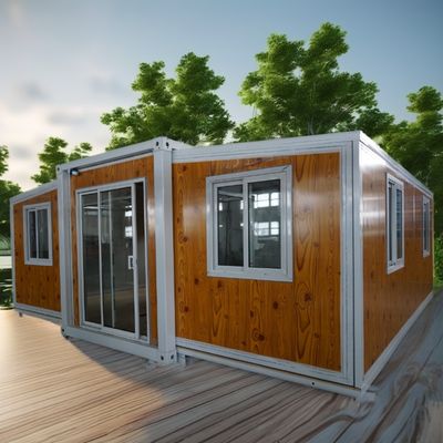 Деревянная 2 3 4 5 спальня сборная вилла индивидуальный цвет дизайн 20ft 40ft водонепроницаемый сборный дом расширяемый контейнер