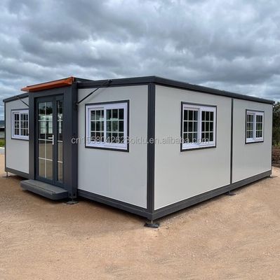 40 FT Современный дизайн сборные дома Внешний складной контейнерный дом со сэндвич-панелью и окнами из алюминиевого сплава