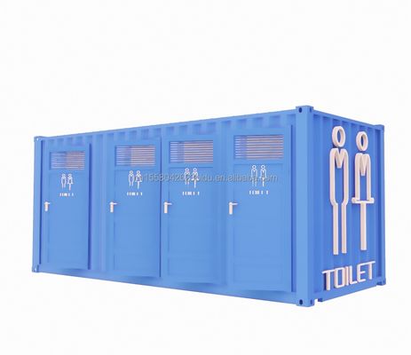 Современный дизайн плоский контейнер для общественности в 20ft мобильный трейлер ванной комнаты кемпинга и за пределами вашего воображения