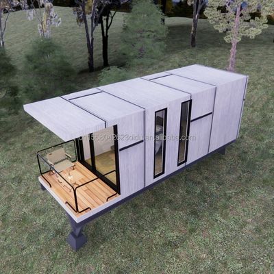 20ft или 40ft модульные стальные здания сборные современные дома с наружным и сэндвич-панель материала