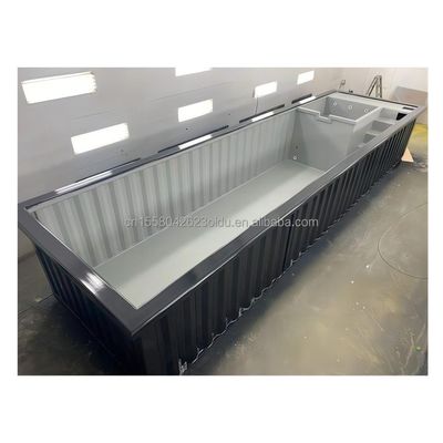 20ft или 40ft модульные стальные здания сборные современные дома с наружным и сэндвич-панель материала