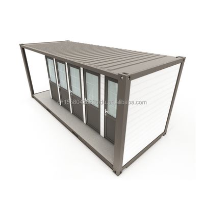 Наружный туалет модифицированный контейнер для доставки стиль 20ft или 40ft Изготовлен из стали и сэндвич панель с окнами из алюминиевого сплава