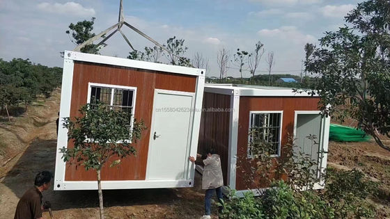 Специализированный цвет 20 футов с готовой изготовлением плоский пакет оптовый контейнер Рамковый дом для рабочих-мигрантов на строительной площадке