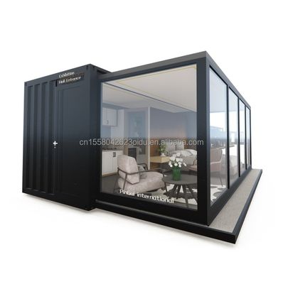 Кастомизированный цвет ЕС портативный 20ft расширяемый контейнерный дом для пар или гостиницы и окна из алюминиевого сплава