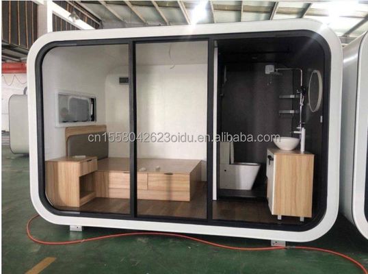 Современный 20ft 40ft Prefab House Outdoor Tiny Pod Кофе-хаус Мобильный Рабочий Яблочный Кабин-Популярный Префабрикованный Кабин Квартира Квартира