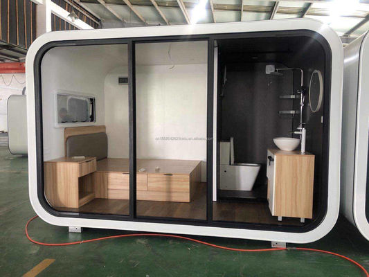 Современный 20ft 40ft Prefab House Outdoor Tiny Pod Кофе-хаус Мобильный Рабочий Яблочный Кабин-Популярный Префабрикованный Кабин Квартира Квартира