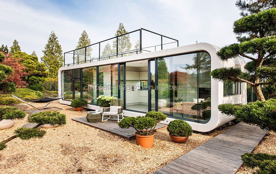 Современный 20ft 40ft Prefab House Outdoor Tiny Pod Кофе-хаус Мобильный Рабочий Яблочный Кабин-Популярный Префабрикованный Кабин Квартира Квартира