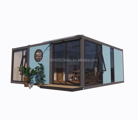 Гальванизированная стальная изгибающаяся 180г 20ft 40ft отсоединяемый сборный плоский пакет контейнер Дом с 2 спальнями для отеля