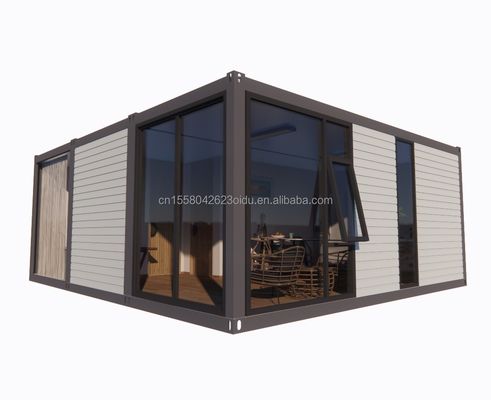 Гальванизированная стальная изгибающаяся 180г 20ft 40ft отсоединяемый сборный плоский пакет контейнер Дом с 2 спальнями для отеля
