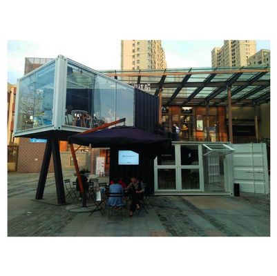 Настраиваемый цвет и алюминиевый сплав Окна 20 футов Luxury Container Room for Sales Booth Coffee Shop Guard Box Office Bar