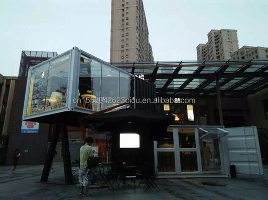Настраиваемый цвет и алюминиевый сплав Окна 20 футов Luxury Container Room for Sales Booth Coffee Shop Guard Box Office Bar