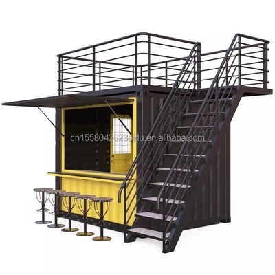 Комбинация 20ft или 40ft контейнерного помещения настраиваемый цвет для продажи киоск кафе магазин охранный кабинет офис бар