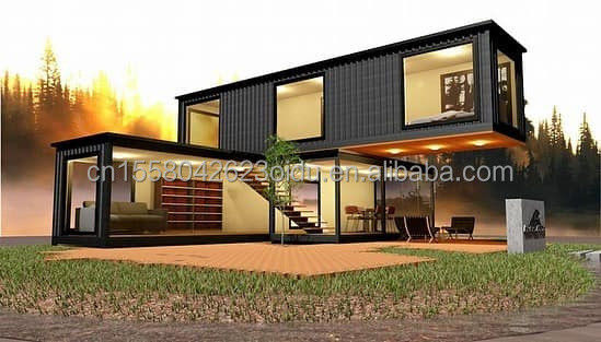 20ft/40ft настраиваемый Flatpack комбинация роскошный контейнерный дом со стеной 50/75/100 мм волна сэндвич панель на скидку